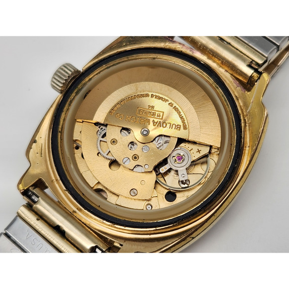 Vintage Bulova Set-O-Matic Oceanographer 333 FEET Gold Plated Automatic - Read - Picture 12 of 13